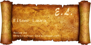 Eitner Laura névjegykártya